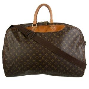 VINTAGE 1995 Louis Vuitton Momogram Alize 2 Pouches w/Strap